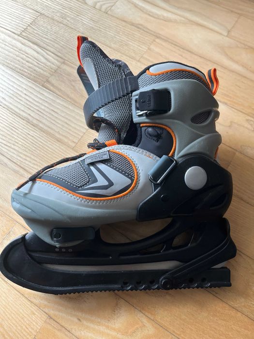 łyży hokejowe dla chłopca rozm.31-33+ buty narciarskie gratis