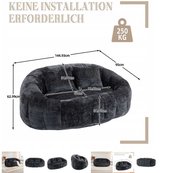 Kanapa sofa łóżko pufa Nowość Nowa