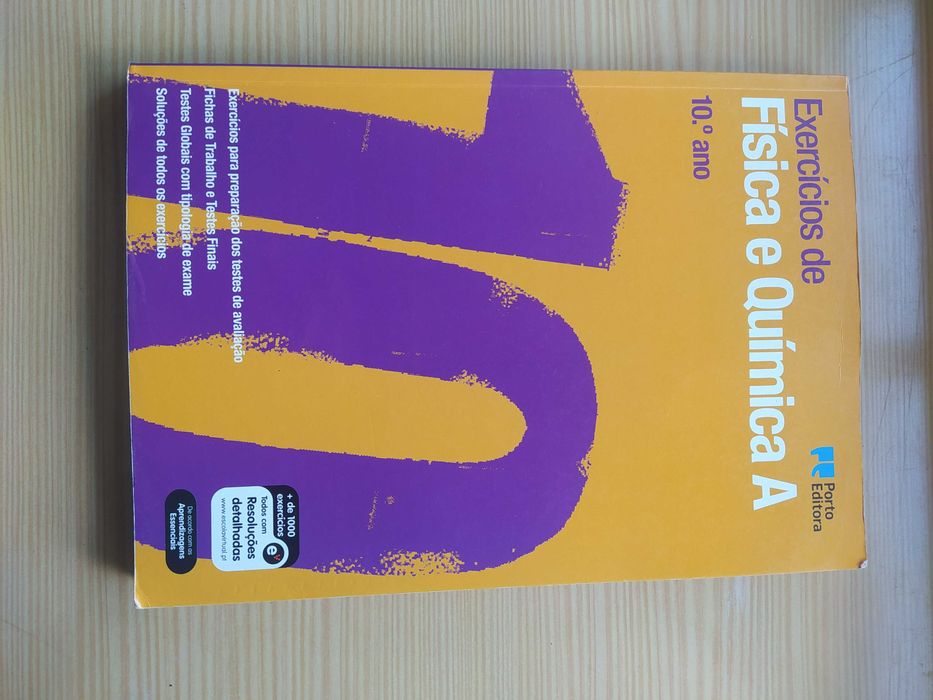 Livro de Apoio ao estudo FQ 10ºAno - Exercícios - Porto Editora