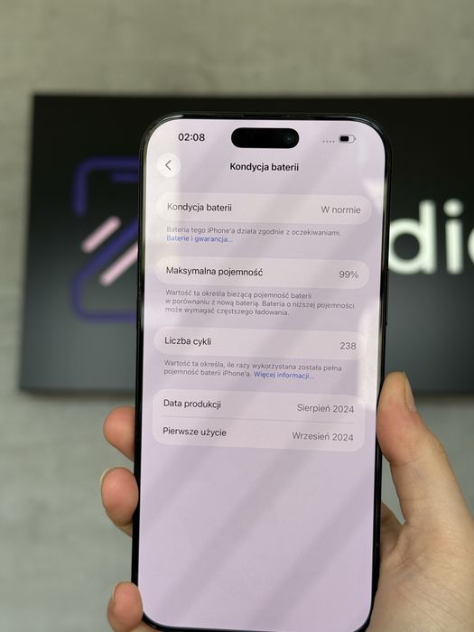 RATY 0% iPhone 16 pro max 256 GB BATERIA 99% GWARANCJA 12 miesiecy!!!