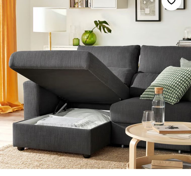 Sofa ikea cinza