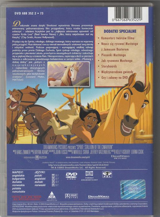 Mustang z Dzikiej Doliny Disney DVD Warszawa Bemowo • OLX.pl
