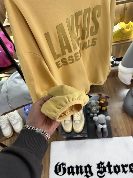 Худі FEAR OF GOD Essentials x NBA “Lakers” Yellow Grey