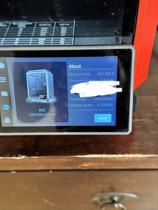 Drukarka 3d fdm core xy creality k1c limited