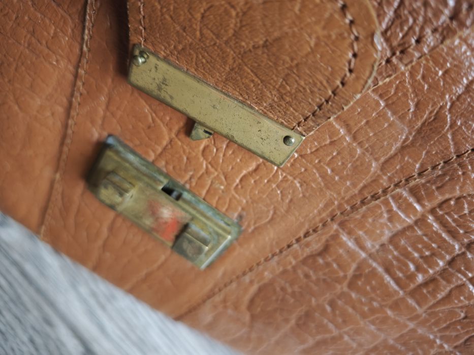 Torba lekarska skórzana PRL