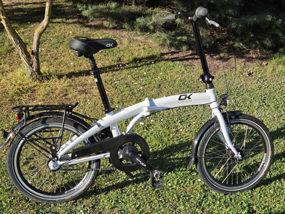 Rewelacyjny rower składany COSSACK DINGI ALU 20'' Nexus 3b biały 2