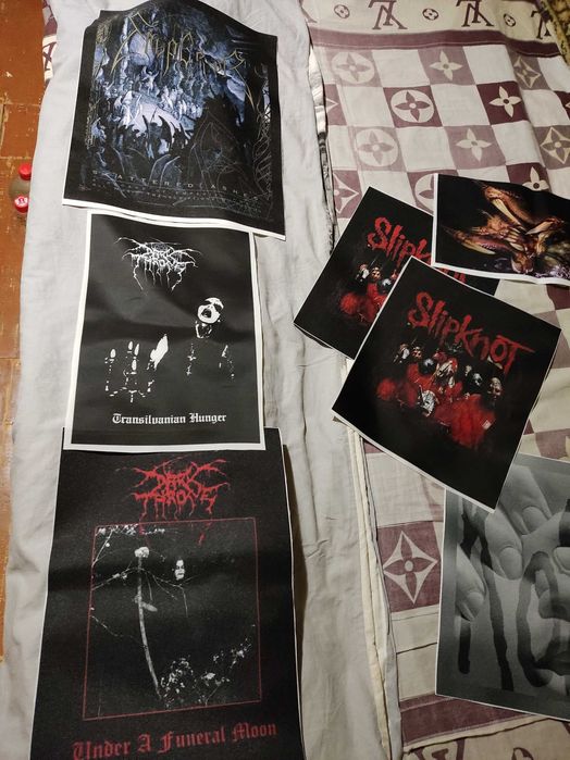Нашивки  black/death metal (patch, нашивки на спину )