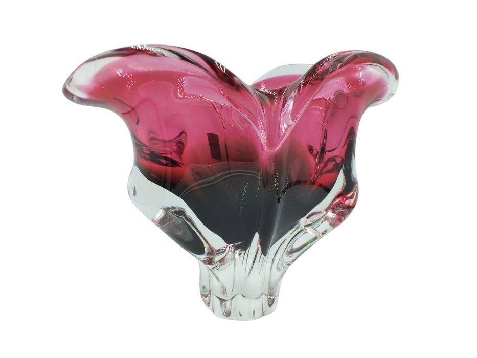 Cristallerie Bavaria wazon szkło ręcznie formowany b4/011319