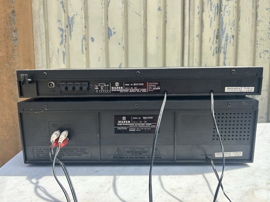 Silver SU1100 + SD1100 Amplificador e Deck