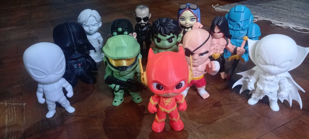 Chibis Impressão 3D