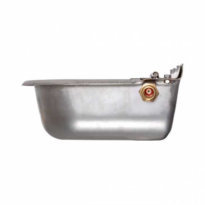 Poidło miskowe z zaworem pływakowym, ze stali nierdzewnej, 2,5 litra