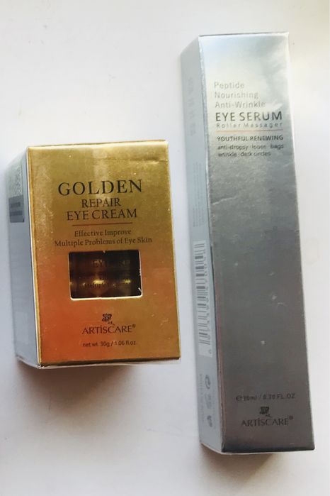 Косметика для глаз Artiscare улитки пептиды золото антивозрастная