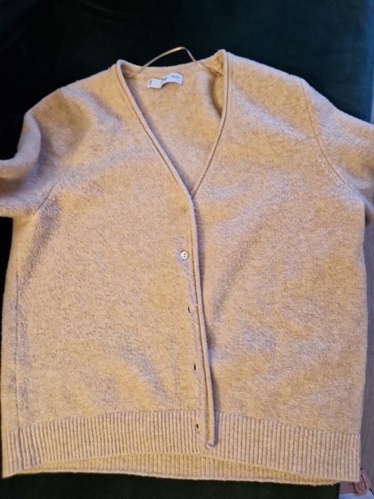 Krótki sweterek Mango XL 42 beżowy