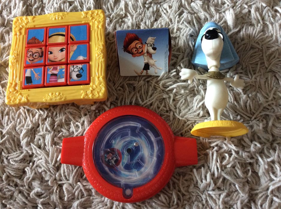 Mascote Happy Meal e Mr Peabody Mcdonalds