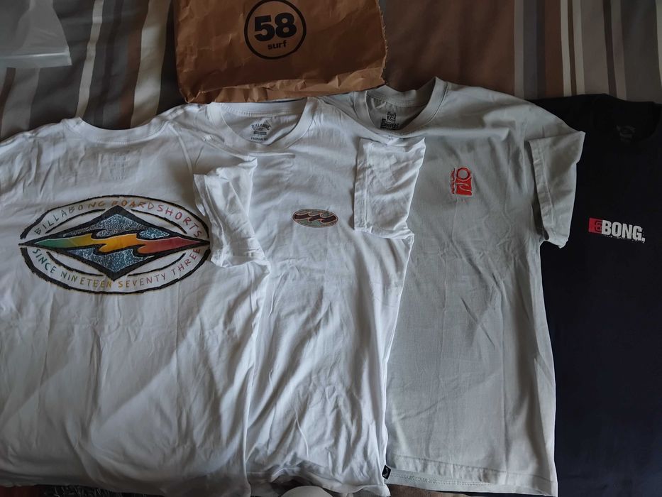 Roupa Ericeira Surf Skate: Element, Billabong, RipCurl, SantaCruz, Volcom, Nike e GymShark