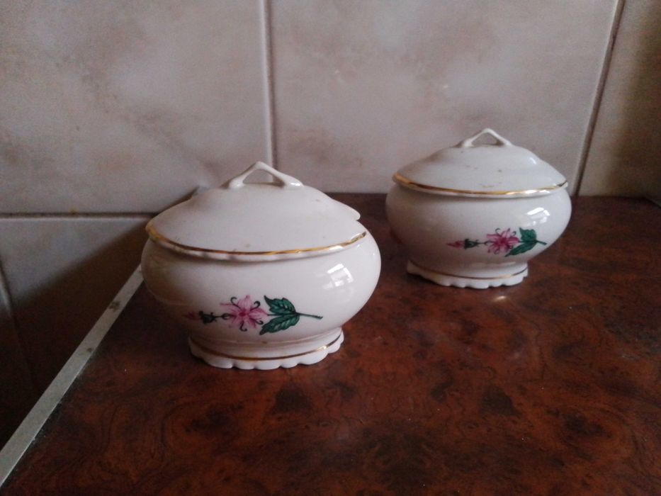 2 солянки солонки Коростень фарфор СССР