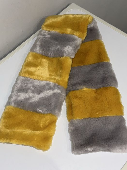 Хутряний теплий шарф