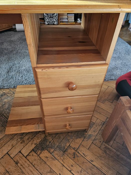 Biurko narożne sosnowe