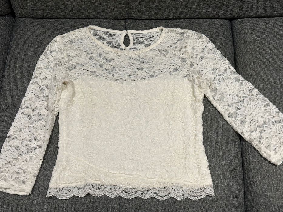 Crop Top Bershka Branco