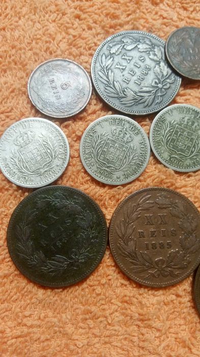 Moedas de reis antigas
