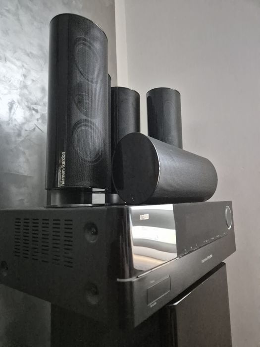 Kino domowe Harman Kardon 5.1 AVR 161S + TS60+ HKTS210SUB230 Bluetooth  Wi-Fi  Spotify
