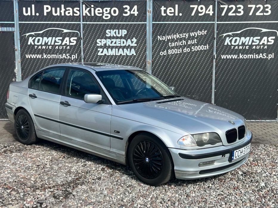 BMW E46 316i 1.9 + GAZ • 105KM • Sprawna Klima • SKÓRY • PEŁEN plac tanich aut