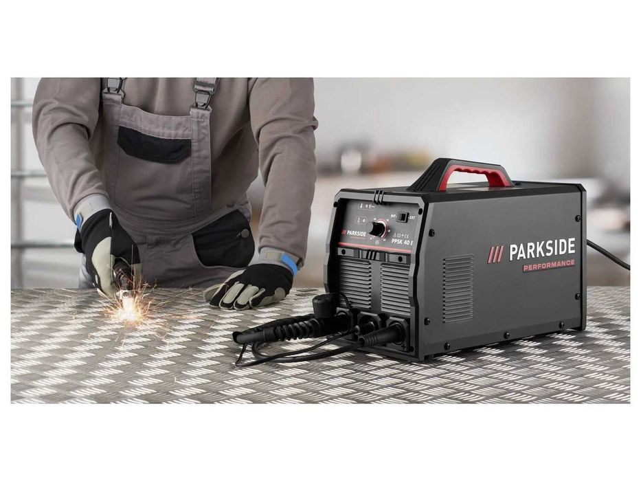 Cortador de plasma com compressor incorporado Parkside Performance