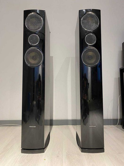 Потужна акустична система (48 кг), трьохполосні колонки Cortland