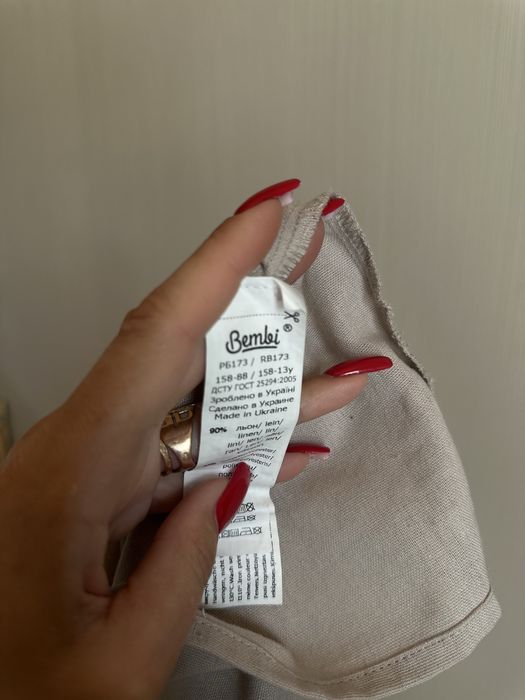 Вишиванка bembi, льон 158