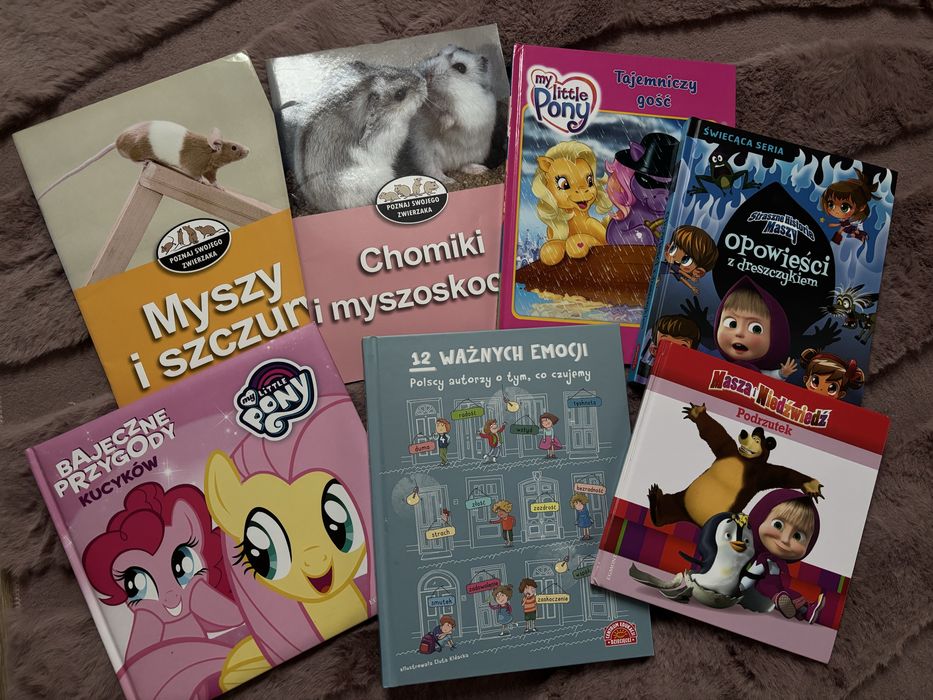 zestaw książek dla dziewczynek