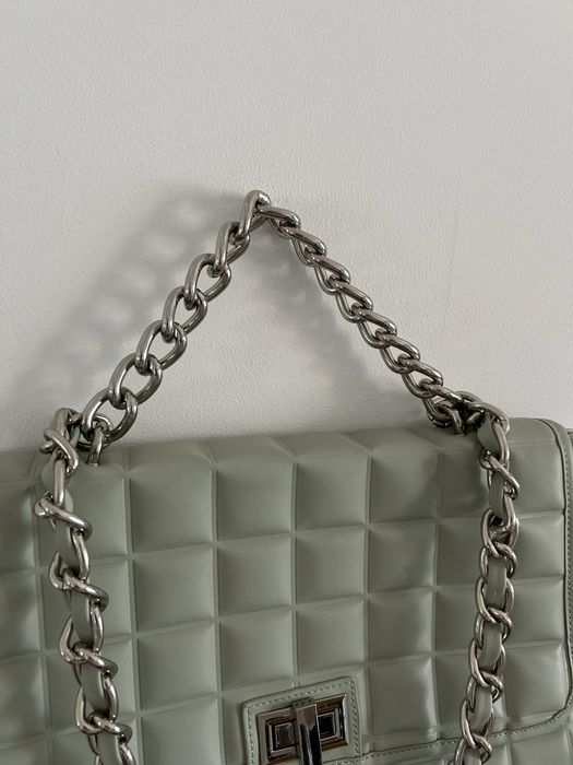 Mala de ombro menta / prateado64585351586179122