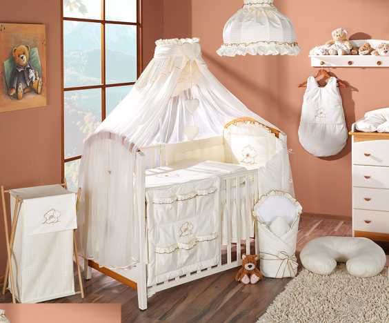 Conjunto completo para berço de Bebe 120x60