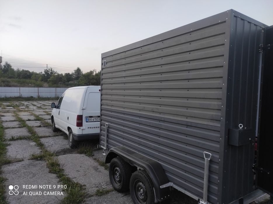 2х осн причеп прально-лазневий ( баня, душова автономна мобільна.)