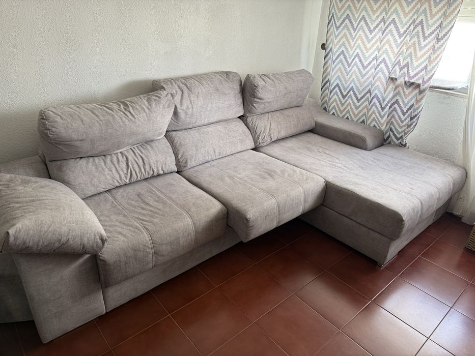 Sofá Chaiselongue 2.8m com garantia até 2028 - Conforama DANIELA2