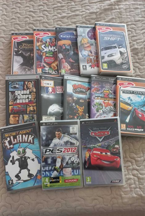 Jogos PSP como novos