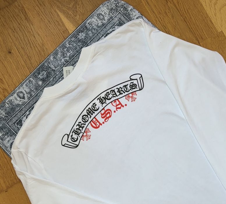 ЛОНГ ХРОМ ХАРТС ‼️SALE  longsleeve Chrome Hearts