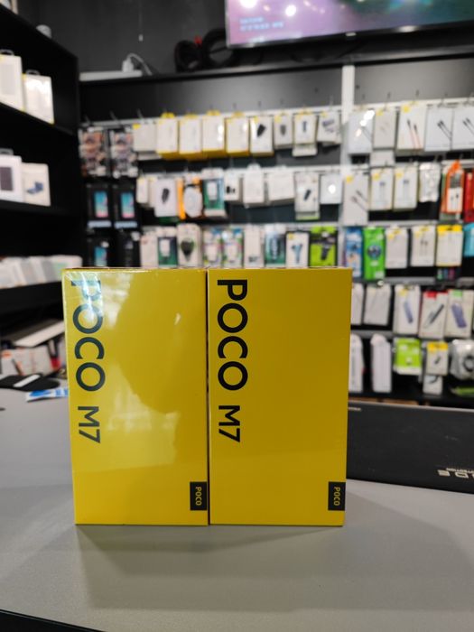 Смартфон Poco M7 6,9" 6/128гб  7000мАh 33w NFC 50mp