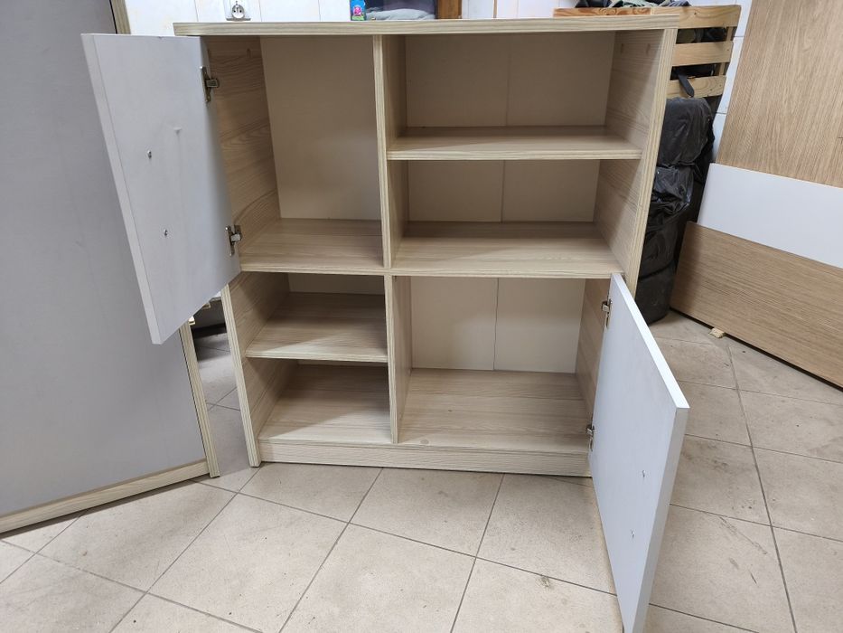 Zestaw mebli młodzieżowych meble do pokoju dziecka szafa biurko komoda