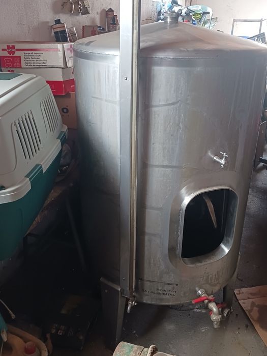 Pipa de inox com 600 litros