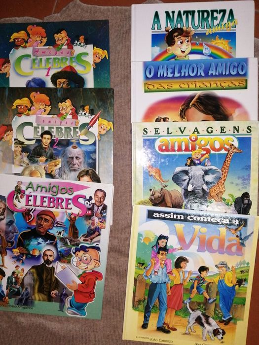 Livros para crianças nunca usados
