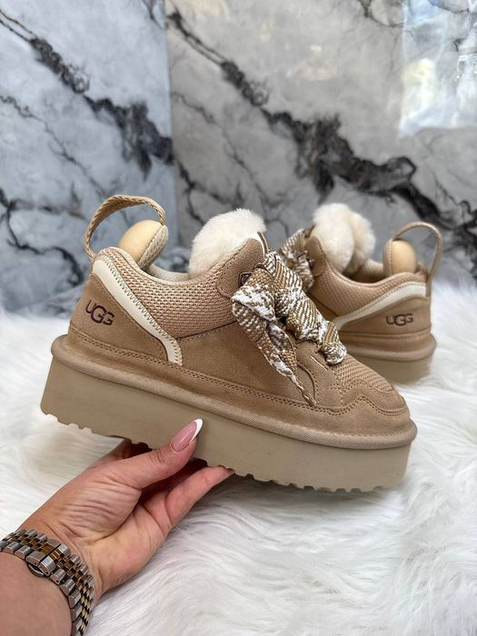 Уггі UGG Lowmel Sneaker Platform premium | Угги натуральные жіночі