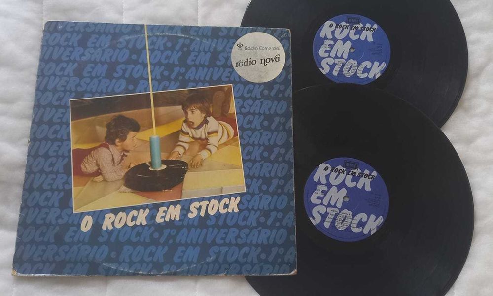 Various ‎– O Rock Em Stock - duplo LP 1980 Portugal