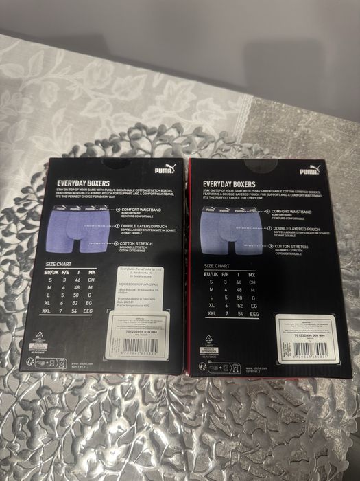 Nowe bokserki Puma rozm. L cena za paczke