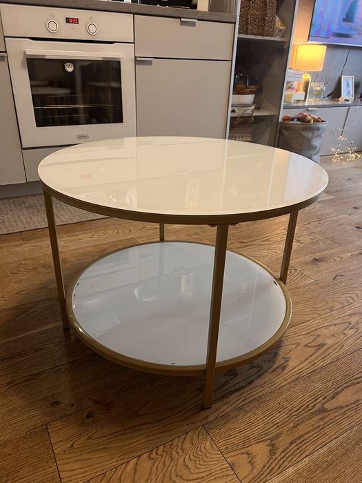 Szklany stolik kawowy jysk