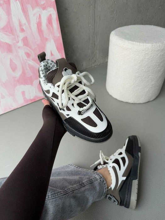 Кросівки Louis Vuitton Skate Sneaker Brown/White premium u2