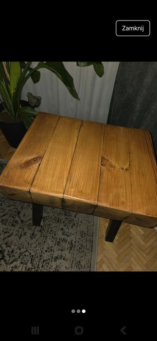 Stolik kawowy drewno