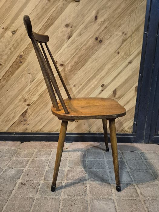 10x Krzesło drewniane PRAWDZIWE RETRO VINTAGE! Krzesła patyczaki, loft