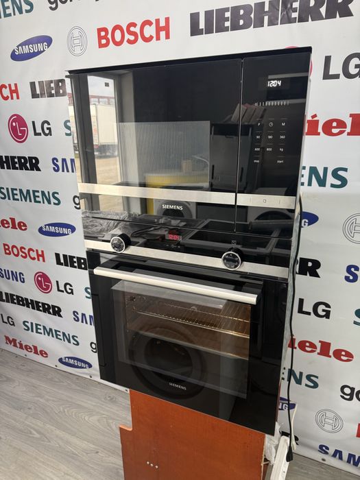 Комплект духовка та мікрохвильовка Siemens духовий шкаф мікро