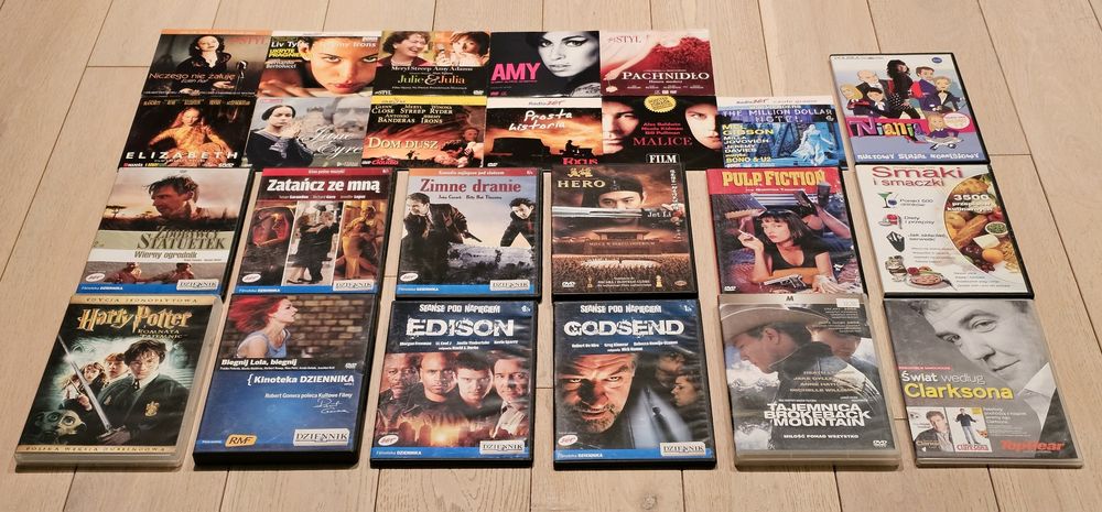 Płyty 24 DVD z filmami zestaw