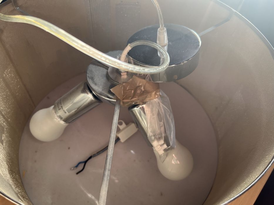 Candeiro de teto + aplique de parede